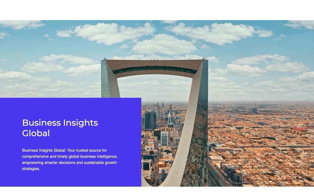 Business Insights Global website, built by Dazvix